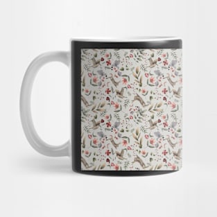 Flower And Animal Pattern Mug